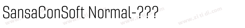SansaConSoft Normal字体转换